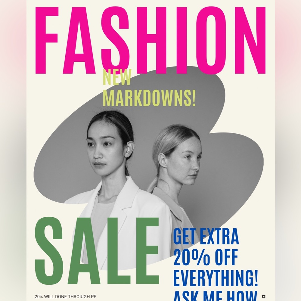 Closet Sale! New Prices! Additional 20% off. Just Ask Me How!